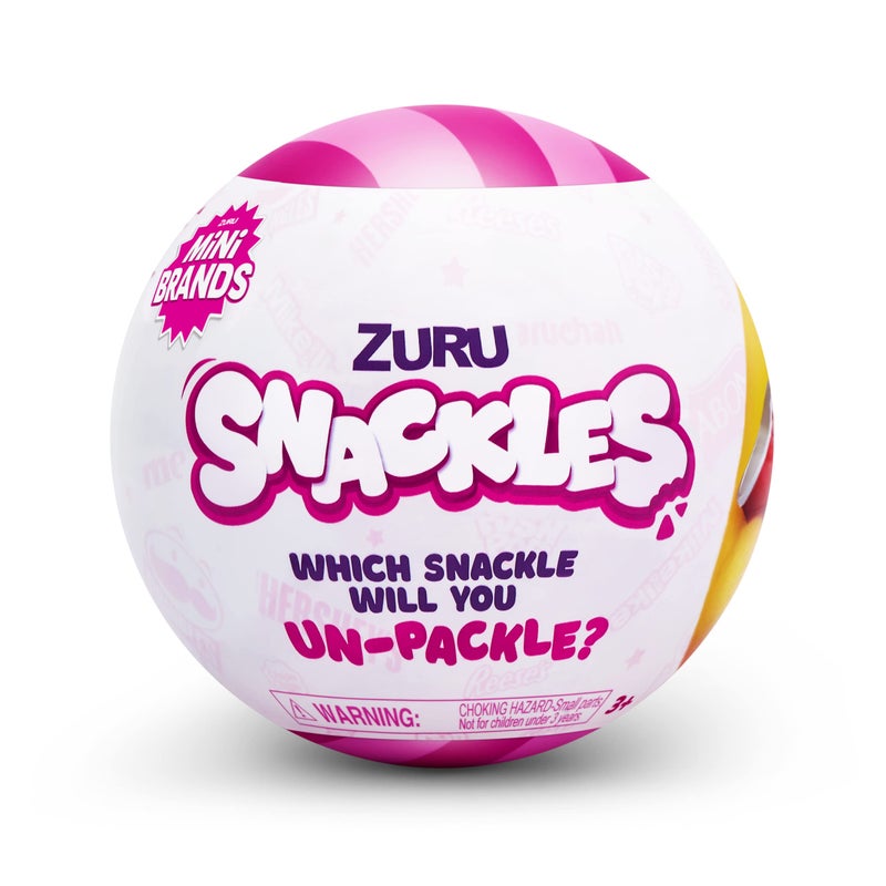 SNACKLES زورو سناكليس بحجم صغير 5.5 بوصة دمى سناكلي من زورو (مفاجأة عشوائية)، دمى مريحة وطرية بحجم 5.5 بوصة مع ملحق علامة سناك مرخصة - Image 2