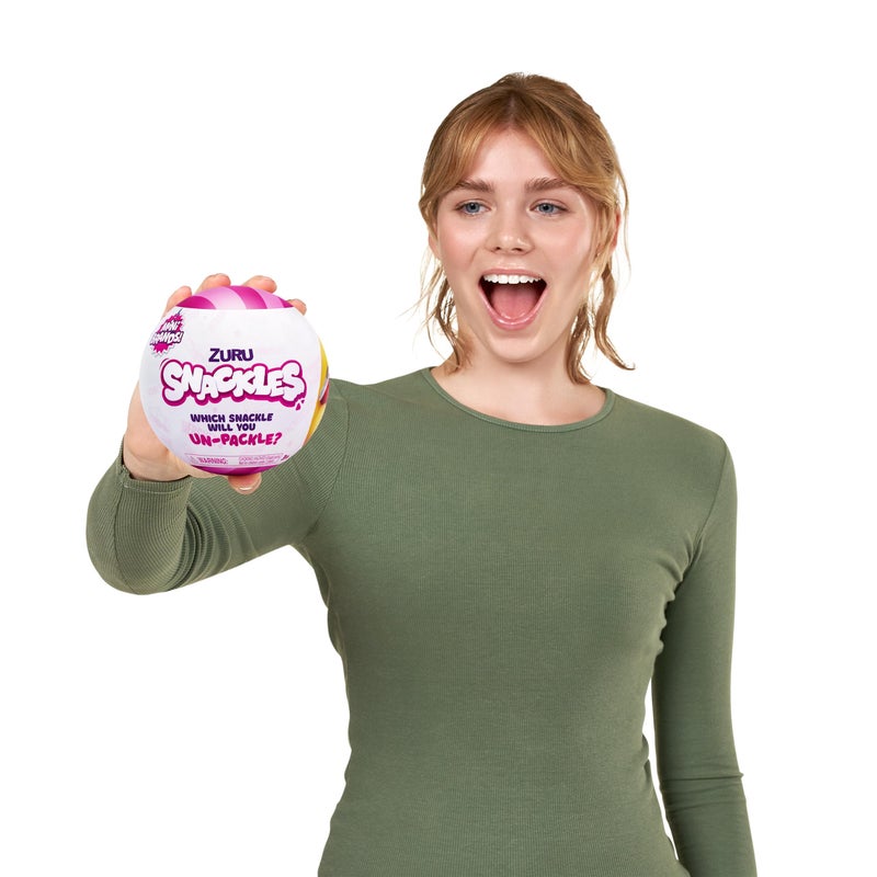 SNACKLES زورو سناكليس بحجم صغير 5.5 بوصة دمى سناكلي من زورو (مفاجأة عشوائية)، دمى مريحة وطرية بحجم 5.5 بوصة مع ملحق علامة سناك مرخصة - Image 5