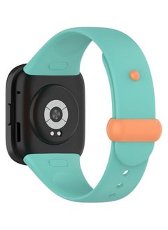 Generic Strap for Xiaomi Redmi Watch 3 Strap, Silicone Watch Strap Buckles Sport Silicone Watch Band,Bracelet Replacement Wristband Wrist Strap (Teal Green)  - Image 1