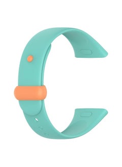 Generic Strap for Xiaomi Redmi Watch 3 Strap, Silicone Watch Strap Buckles Sport Silicone Watch Band,Bracelet Replacement Wristband Wrist Strap (Teal Green)  - Image 3