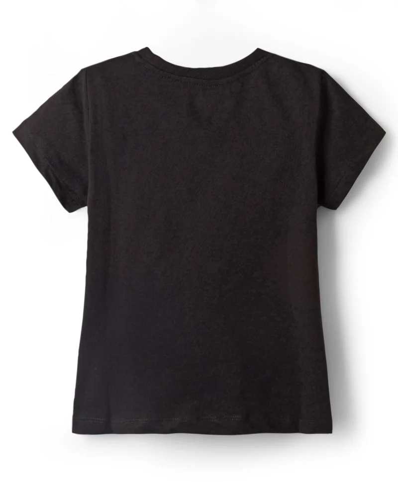 Pine Kids Pine Kids Cotton Knit Half Sleeves T-Shirt with Controller Print - Black