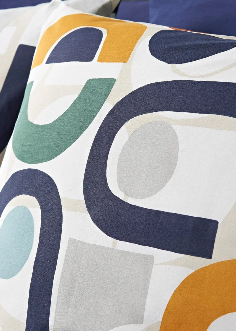 Matalan Multicolour Geometric Panel Duvet Set