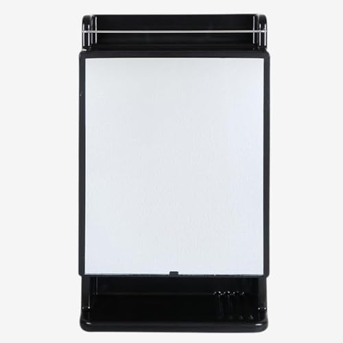 BRANCO Bathroom Cabinet with Mirror | Storage Organiser | Strong Plastic Bathroom Shelves Wall Mounted | Mirror Cabinet (Blue) - Image 2