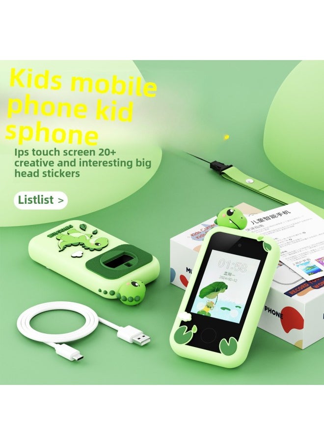 HD Photo Video SLR Camera Children's Digital Multi-function Large Screen Mobile Phone Camera Gifts-Color:Cat Powder  - Image 4