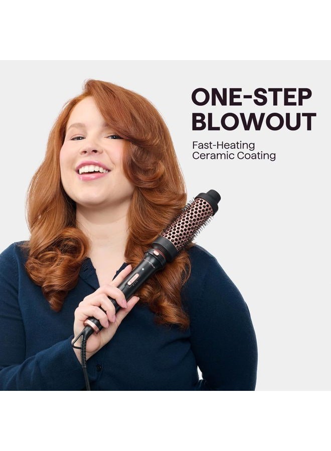 Wavytalk 5 in 1 Curling Iron,Curling Wand Set with Curling Brush and 4 Interchangeable Ceramic Curling Wand(0.5”-1.25”),Instant Heat Up,Include Heat Protective Glove & 2 Clips (Pink) - Image 5