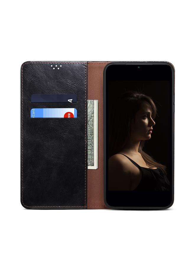 S-TOP Case For Motorola Moto G54 5G Global Oil Wax Crazy Horse Texture Leather Phone Case - Image 4