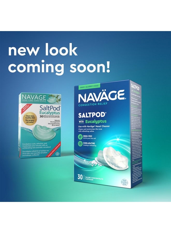 Navage Eucalyptus SaltPod Bundle: 3 Eucalyptus SaltPod Capsule 30-Packs (90 SaltPods) - Image 2