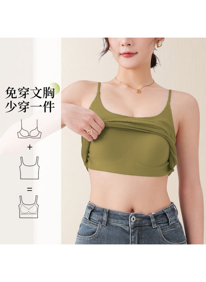 Fenton versatile Camisole With Built-in Padded Bra - Women's Strappy Tank Top For Layering Or Outerwear - Image 3