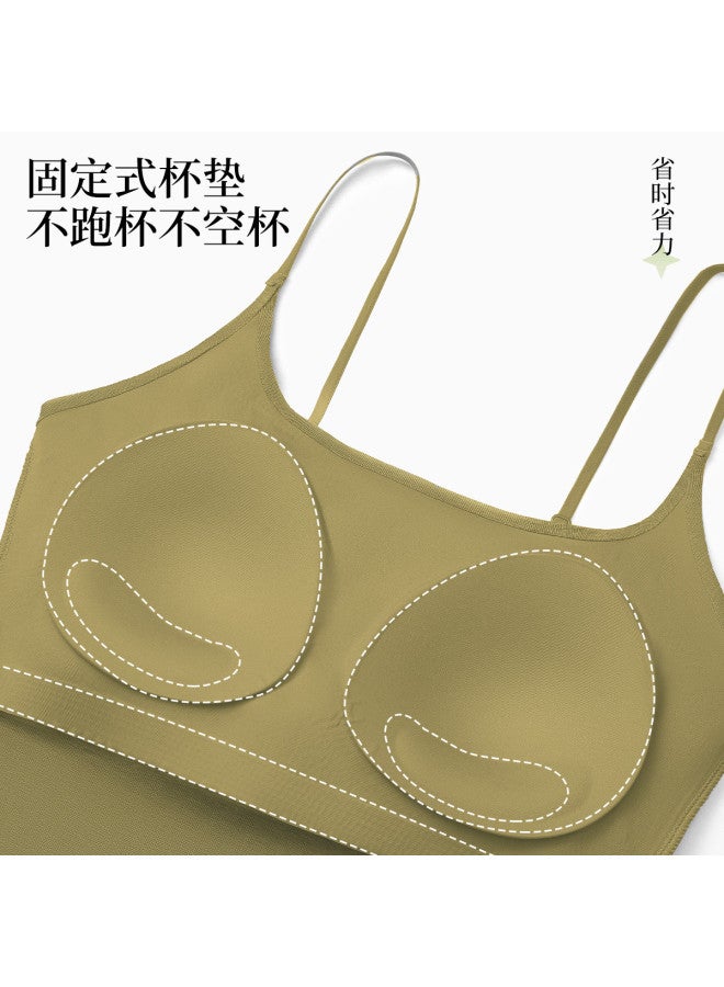 Fenton versatile Camisole With Built-in Padded Bra - Women's Strappy Tank Top For Layering Or Outerwear - Image 4