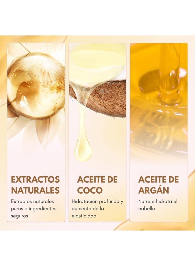 كارسيل سيروم الشعر بزيت الارغان المغربي، زيت غني بالكولاجين لإصلاح عميق للشعر الجاف والتالف من كارسيل - 50 مل - Image 3