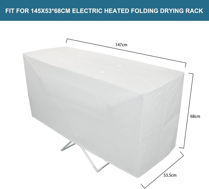 Delixike Heated Clothes Airer Drying Cover, Heavy Duty Electric Clothes Dryer Cover Helps to Speed Up Drying and Save Winter Bill. - Image 2