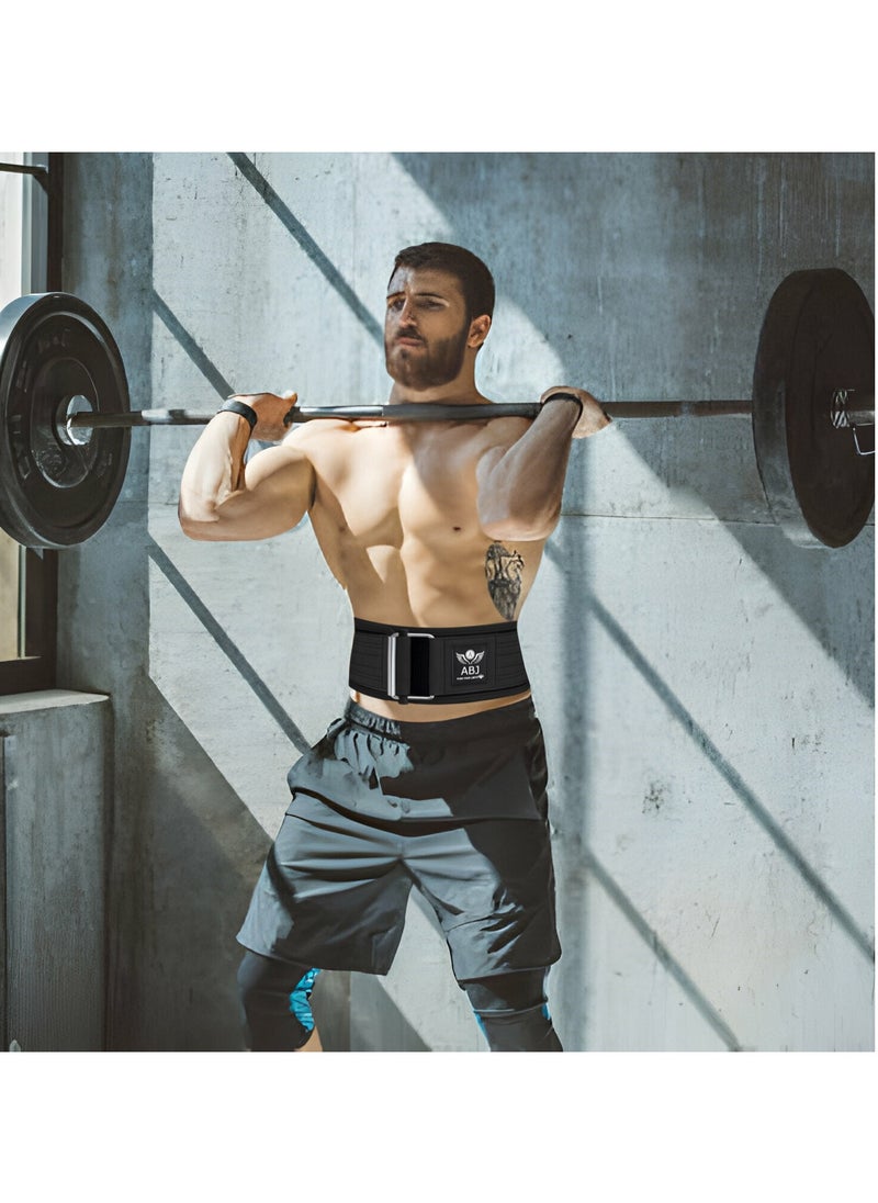 ABJ AABJ Self-Locking Weight Lifting Belt- Elite Self-Locking Gym Belt - Premium Support for Functional Fitness, Weightlifting, and Olympic Training - Adjustable and Secure  - Image 5