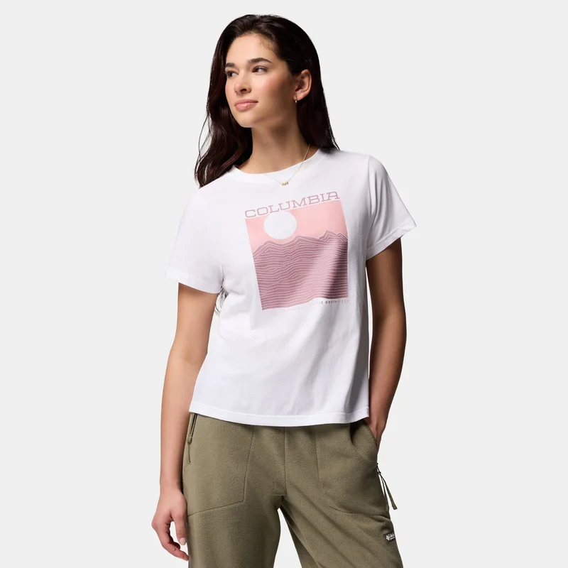 كولومبيا تيشيرت رولينج بيند جرافيك للنساء