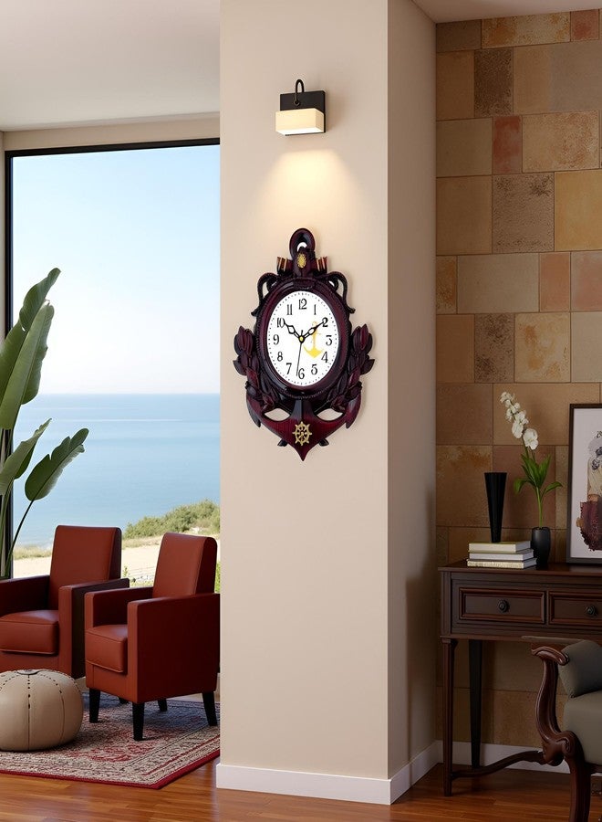 Tradsam Large Wall Clock - Silent Non-Ticking Analog Clock for Living Room, Bedroom, or Hall Decorative Round Home Decor Clock - Image 3