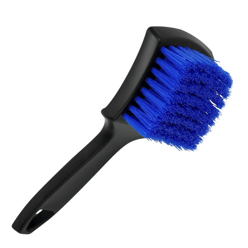 Generic Tire Brush Hard Brush Cleaning Brush Decontamination Wheel Brush Car Beauty Cleaning Special Cleaning Tool Hard Brush Blue