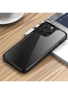 Generic Case Cover For iPhone 13 iPAKY Royal Armor Shockproof TPU + Clear PC Protective Case Black 