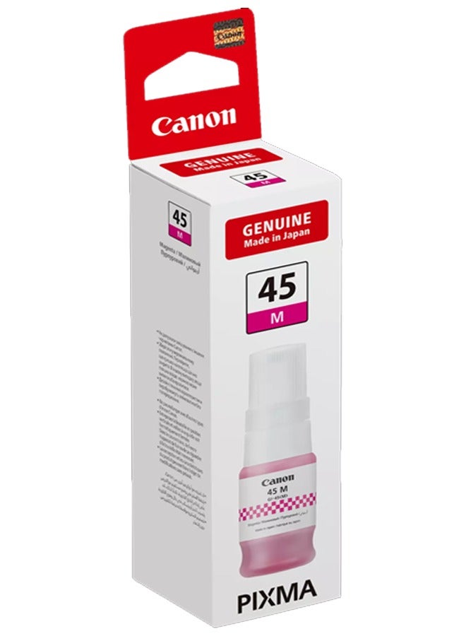 كانون زجاجة حبر أصلية Canon GI-45 لطابعة Canon MAXIFY GX1040، GX2040 - ماجنتا - Image 1
