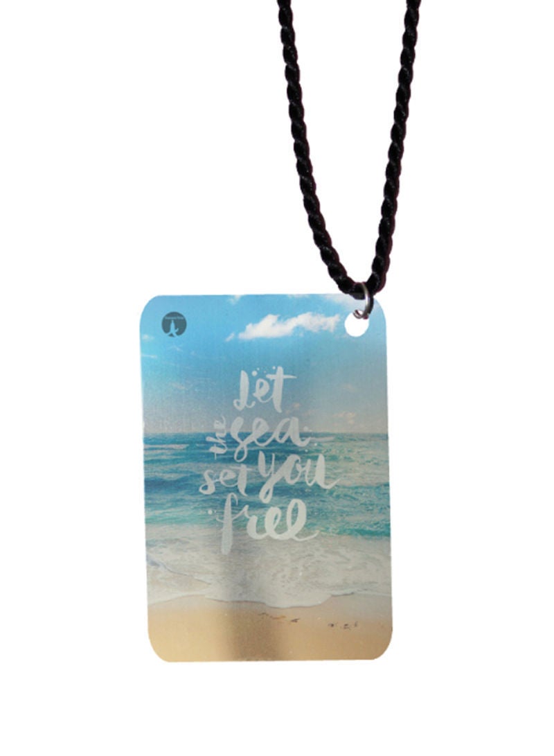 RKN English Phrases Printed Car Mirror Pendant - Image 2