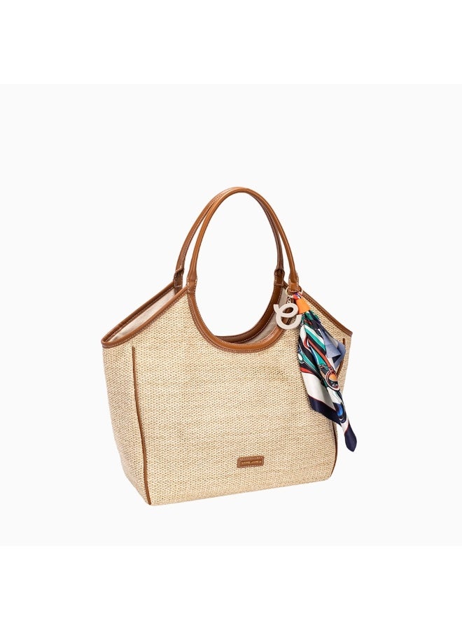David Jones Valentina Women's Handbag | Elegant Top Handle Shoulder Bag | Comfortable Carry Handles | Spacious Interior | Premium Fashion Tote for Work, Office, Shopping, Beach Bag - CM8240 - Image 4