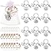 Yinkin 36 Pcs Nurse Appreciation Gift Set Includes 12 Nurse Keychains 12 Cards and 12 Drawstring Bags for Nurses Week Medical Assistant Thank You Gifts - Image 3