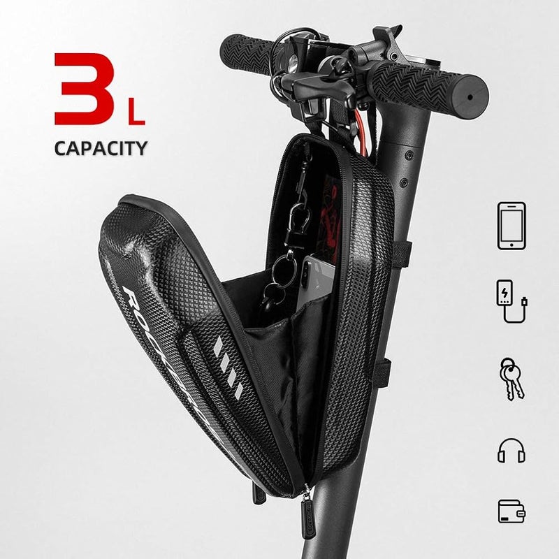ROCKBROS Waterproof Scooter Storage Bag EVA Hard Shell 3L Large - Image 3
