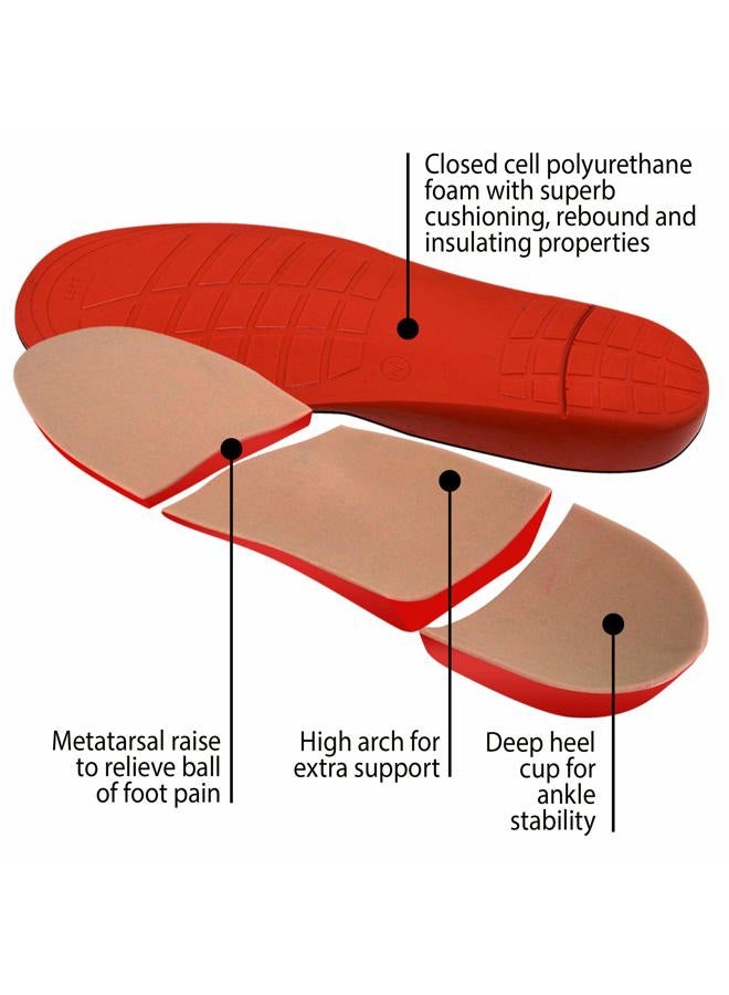 FootMatters Plastazote Orthotic Comfort Insoles - US Women 7-9 / Men 6-7 - Image 4