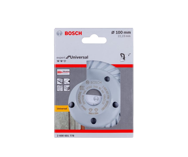 Bosch Professional Concrete Grinding Wheel, 4" / 100Mm Diameter, Segment Height 2.5mm, Pack of 1 - Image 4