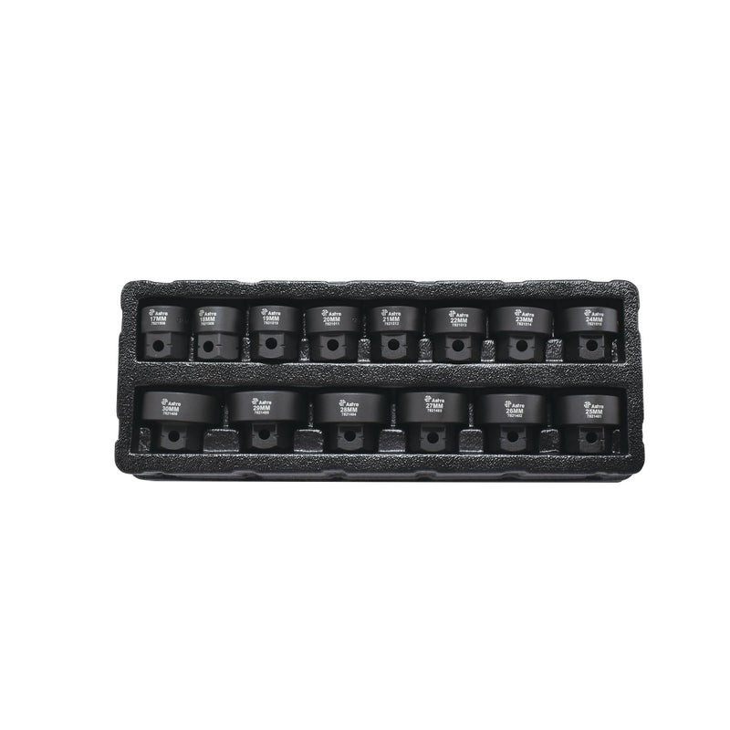 Astro Tools 78214 14pc 12 Drive 1730mm Low Profile Nano Impact Socket Set No Skips