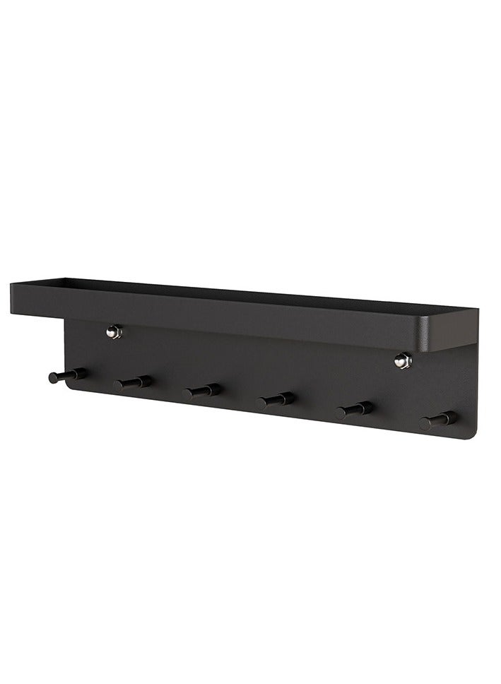 Entrance Key Storage Rack Non Perforated Door Back Wall Clothes Hanging Rack Umbrella Rack Kitchen and Bathroom Storage  - Image 1