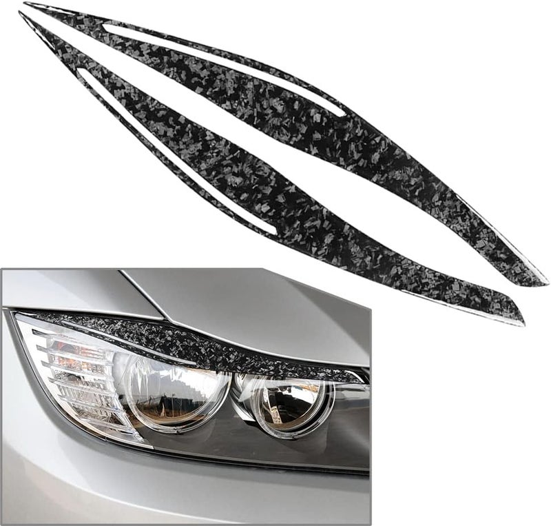 QASULER Car Headlight Eyebrow Eyelid Trims for BMW - Image 5