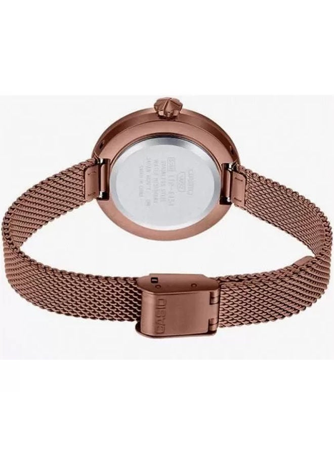 CASIO Stainless Steel Analog Watch LTP-E154MR-9ADF - Image 2