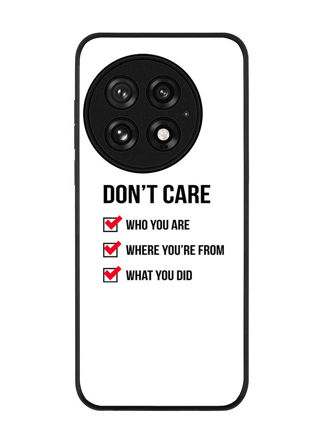 Stylizedd For OnePlus 13 5G Case,Slim fit Camera Protection, Shockproof Thin Phone cover  - Don't Care  - Image 1
