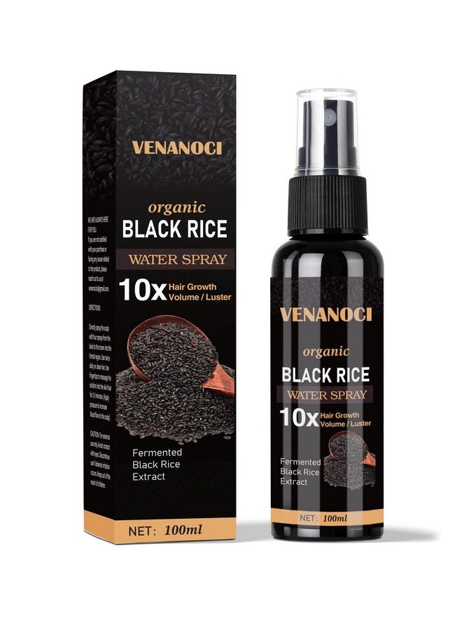 Venanoci - Hair Growth Serum, Rice Water Spray For Women & Men Treatment For Hair Loss, Damaged Dry Hair, Hair Regrowth For Thicker Longer Fuller Hair With Castor Oil Ginger - Image 1