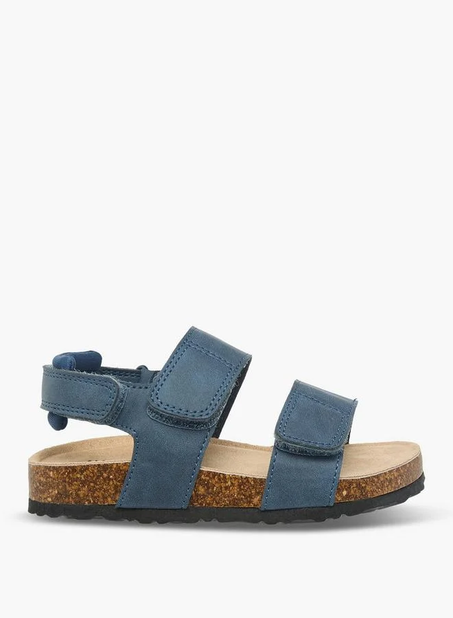Juniors Boys Hook & Loop Strap Sandals