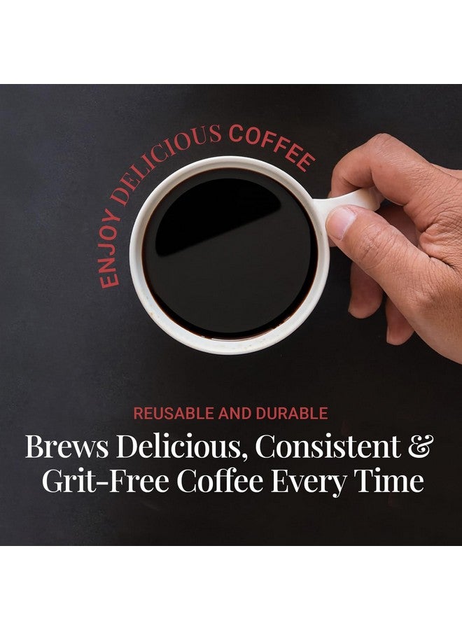 AeroPress فلتر ستانلس ستيل قابل لإعادة الاستخدام AeroPress XL، فلتر معدني AeroPress، فلتر ستانلس ستيل 316 الممتاز لصانعة القهوة AeroPress XL، قابل للغسل، صديق للبيئة، عبوة واحدة، فلتر واحد - Image 5