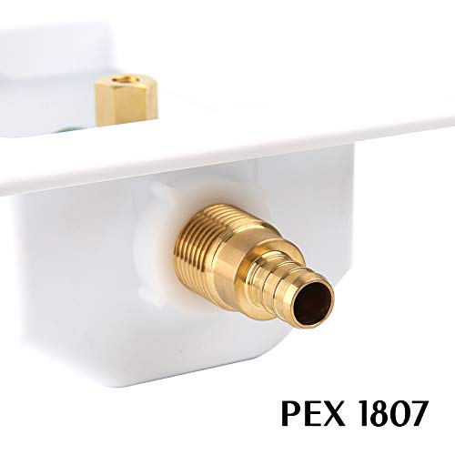 Solimeta Ice Maker Outlet Box Without Water Hammer Arrestor，PEX Connection, 1/4-Turn Ball Valve - Image 5