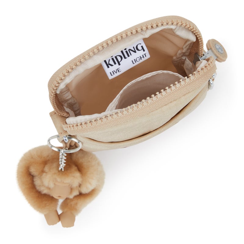 kipling حقيبة هاتف بيج متلألئة من تالي - Image 3