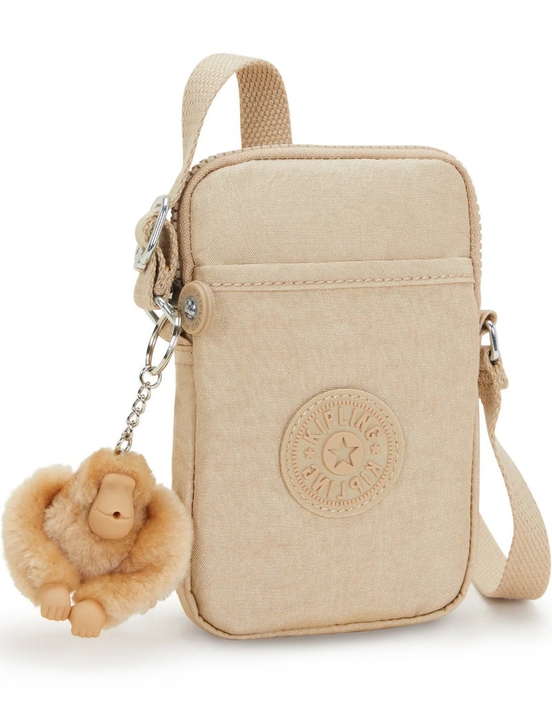 kipling Tally Phone Bag - Sparkled Beige - Image 4