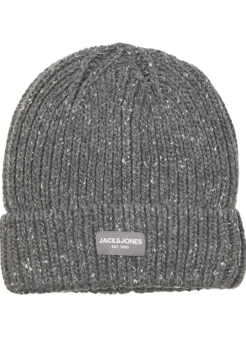 Jack Jones Jaccliff Nap Beanie Gray