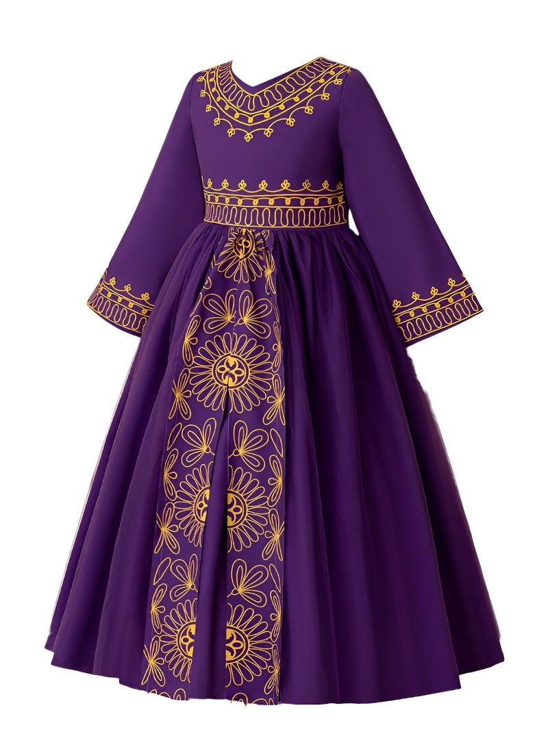 D'Daniela D' Daniela - Purple Majesty Abaya Dress - Dark Purple - Image 2