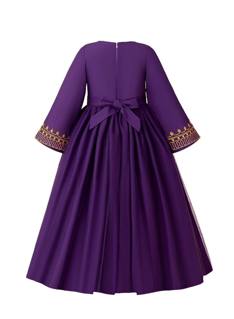 D'Daniela D' Daniela - Purple Majesty Abaya Dress - Dark Purple - Image 3