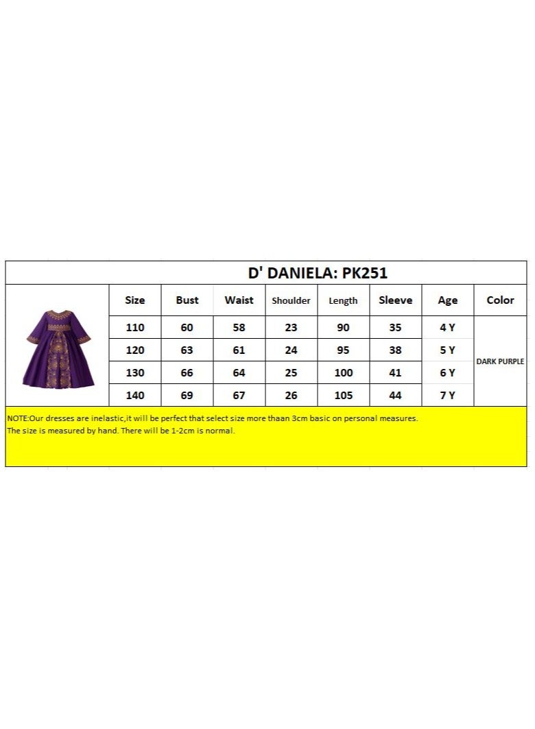 D'Daniela D' Daniela - Purple Majesty Abaya Dress - Dark Purple - Image 4