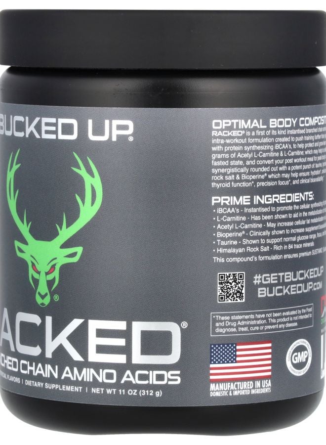 Bucked Up Racked BCAA Watermelon 11 oz (312 g) - Image 2