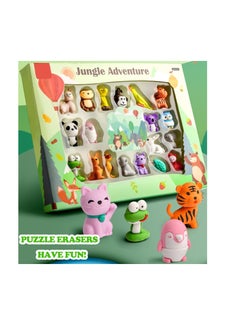 KASTWAVE 11 PCS Erasers for Kids,  Mini Animal Eraser, Novelty Erasers, Pencil Erasers, Perfect for School, Parties, and Gifts  - Image 4