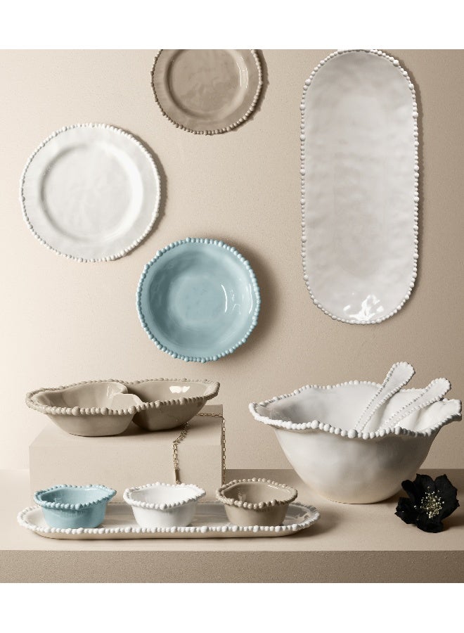 Baci milano Joke Table And Kitchen Melamine Condiment Bowl - Taupe - Image 3
