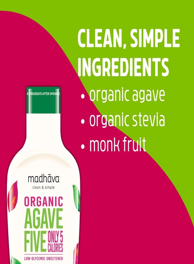 MADHAVA Organic AgaveFIVE, 16 oz. Bottle (Pack of 1) - Image 4