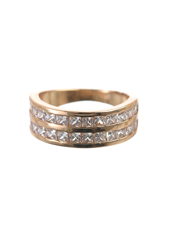 Akher el Ankoud - Gold Zircon Ring - Image 1