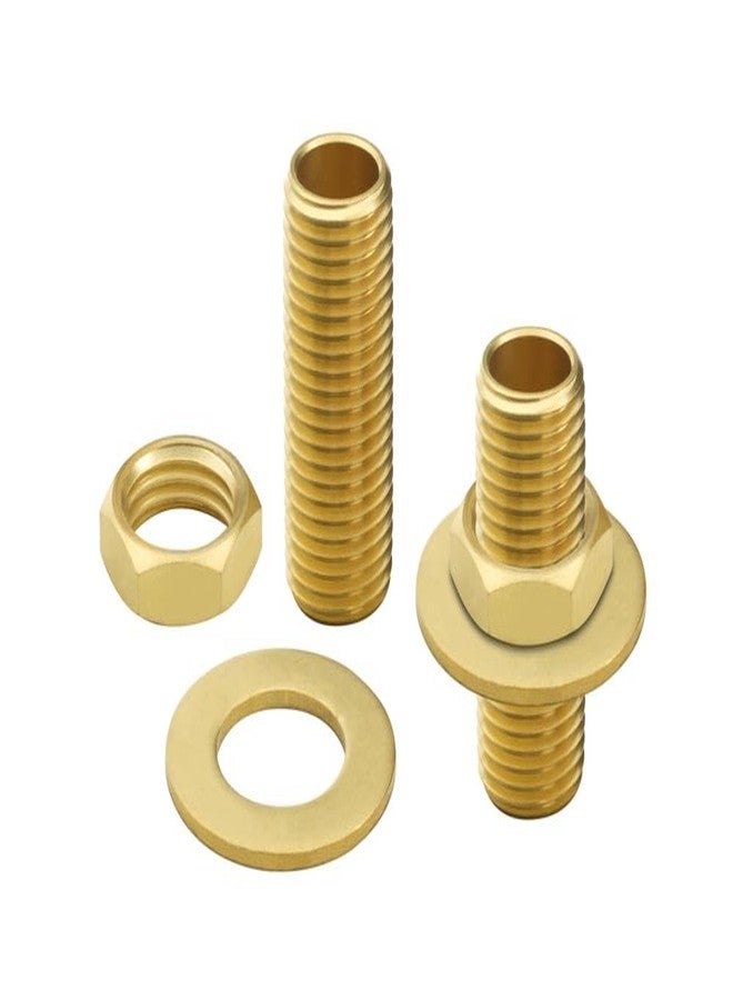 Krowne 21-194L Krowne Royal Series Mounting Kit, (2) Brass Nipples, (2) Brass locknuts, (2) Brass washers - Image 2