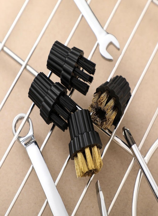 Honeydak 20 Pcs M8 Steam Cleaner Brush Head Steamer Replacement Attachments for Hard Surface 10 Pack Nylon and 10 Pack Brass Brush Head Bulk Steam Cleaner Accessories Mop Parts - Image 4