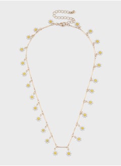 Ginger Daisy Floral Necklace  - Image 1